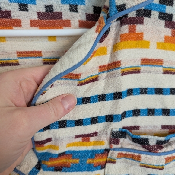 Bedhead Men's Pajamas Top sz S - 100% Cotton - Aztec Print - Picture 6 of 7